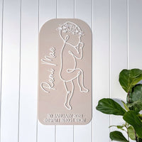 1:1 Birth Details Acrylic Plaque - Ayla & Lara