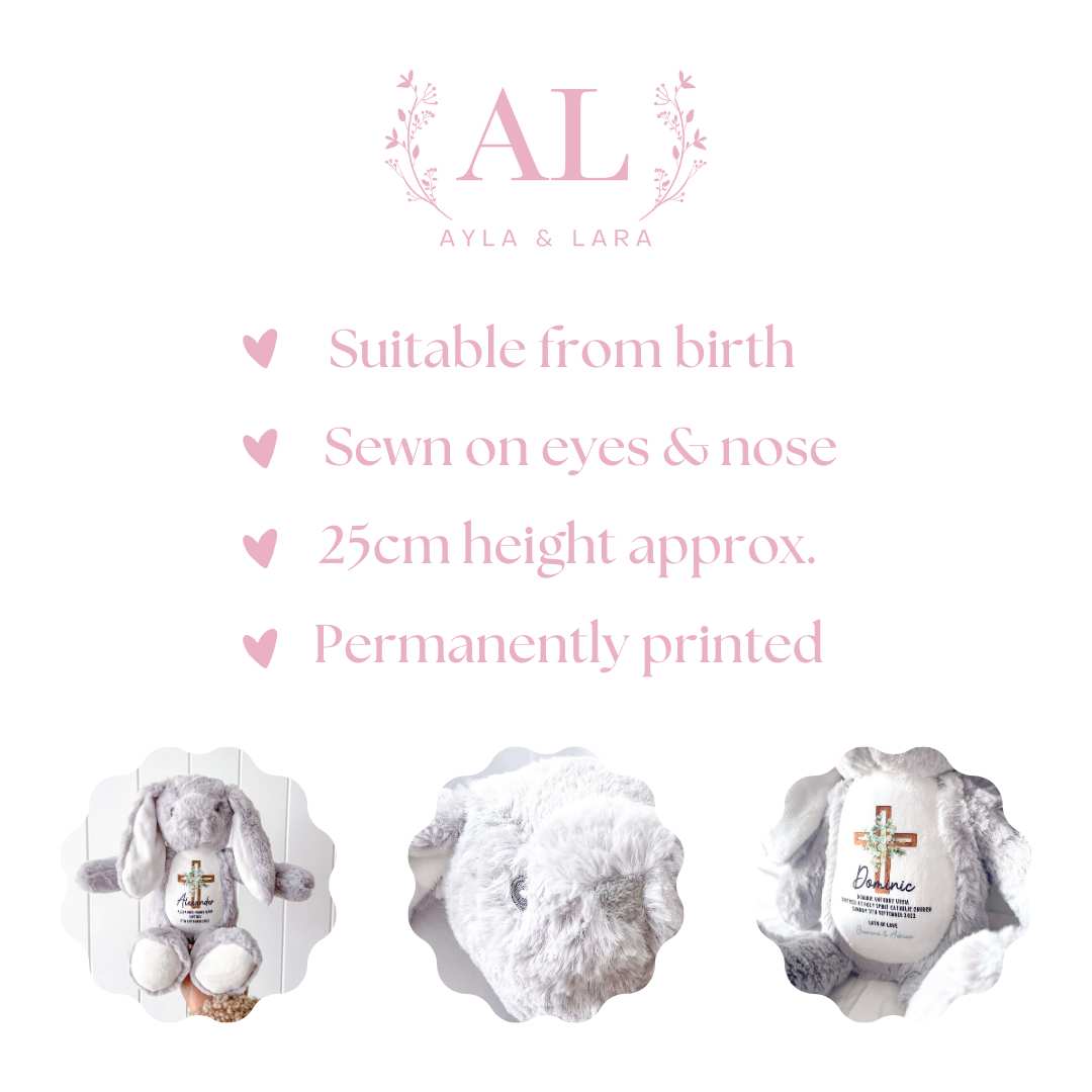 Carried for a moment Personalised Teddy | Still Life Teddy - Ayla & Lara