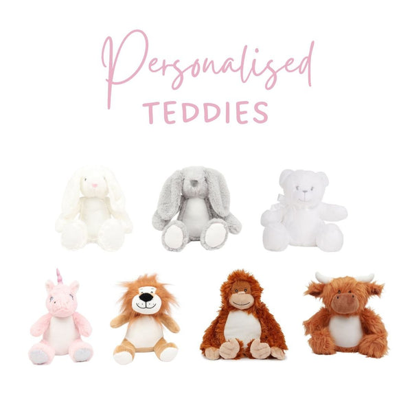 Carried for a moment Personalised Teddy | Still Life Teddy - Ayla & Lara