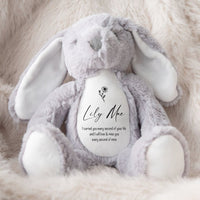 In Memory Personalised Teddy | Still Life Design 1 - Ayla & Lara