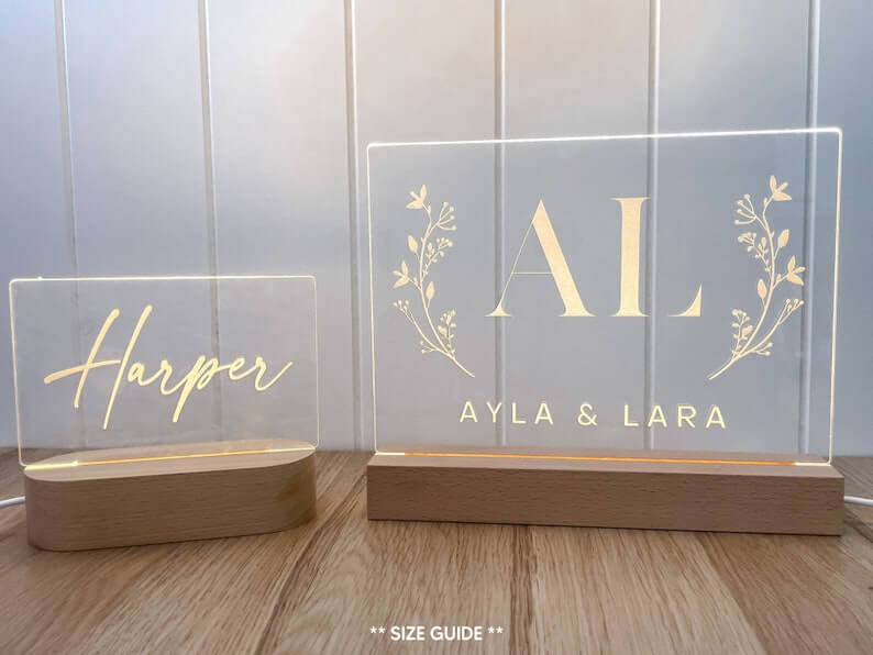 Large Custom Business Logo Light - Ayla & Lara