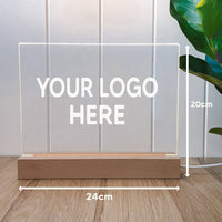 Large Custom Business Logo Light - Ayla & Lara