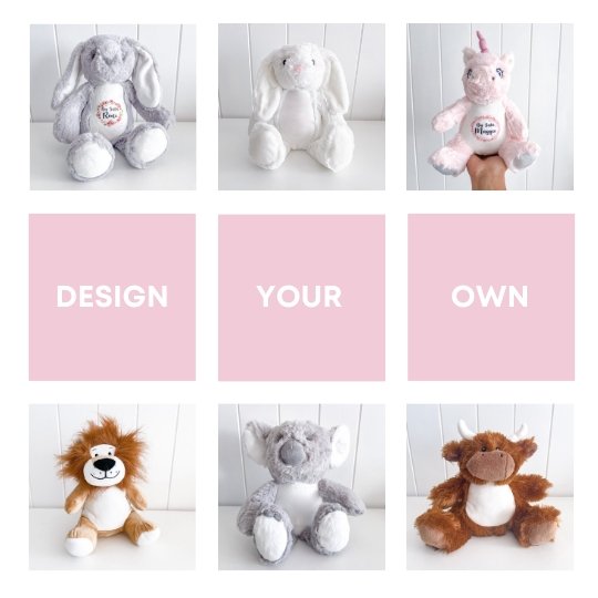 Personalised Big Sibling Plush Toy - Ayla & Lara