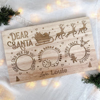 Personalised Santa Treat Board - Ayla & Lara