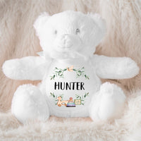 Personalised Teddy | New Baby Design 1 - Ayla & Lara